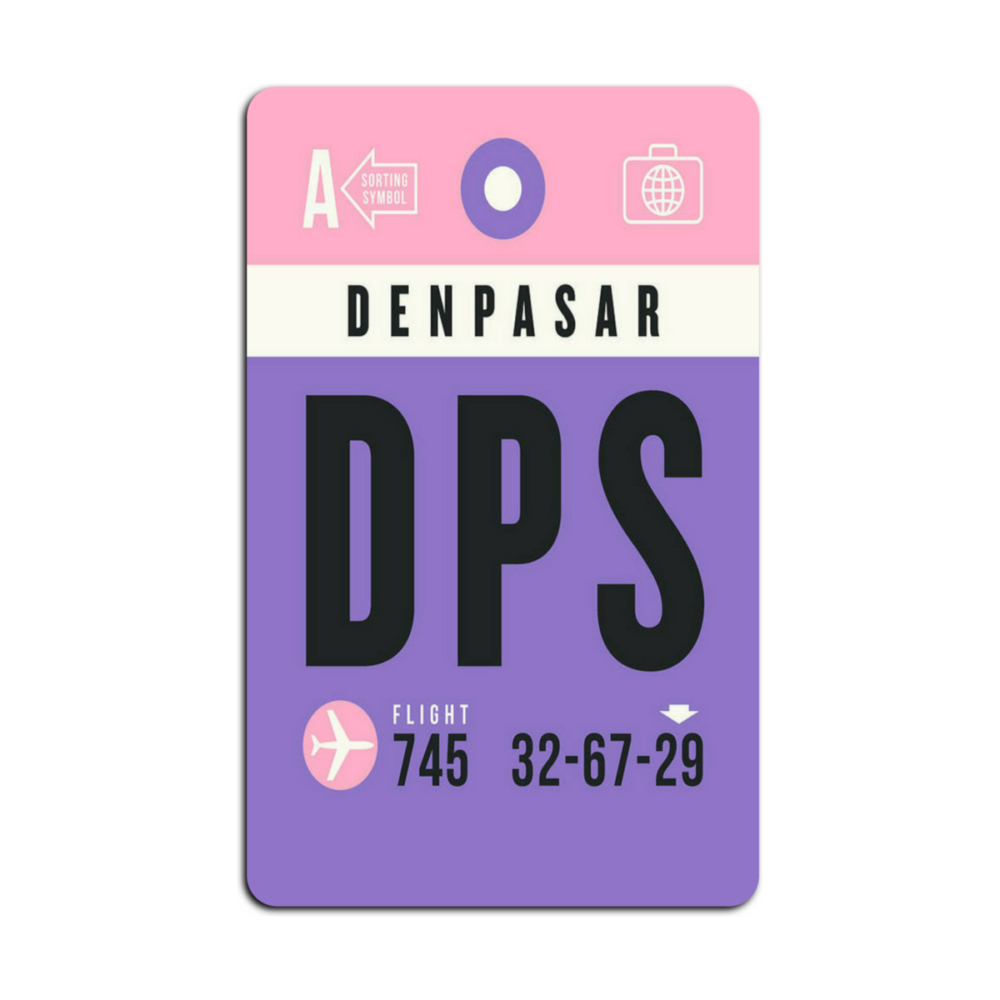 EZLINK-luggage-tag-dps-denpasar-bali-indonesia-