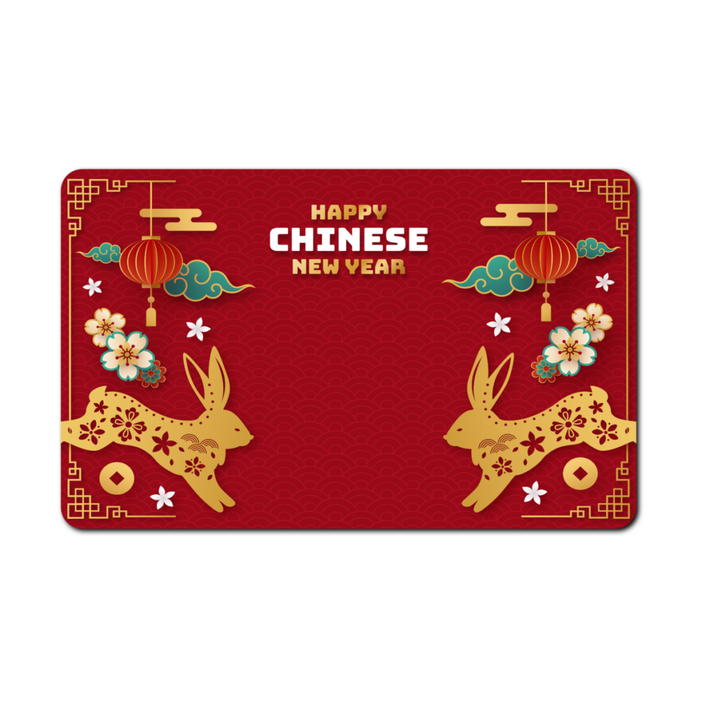 Chinese New Year 2023 - Card D - Gift Cards Singapore